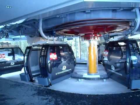 Seilscheiben in der Mittelstation der Steinbergbahn in Leogang