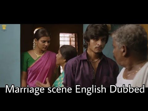 Tamil movie english dubbed  || VADA CHENNAI MARRIAGE SCENE ENGLISH DUBBED😂