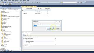 How set Primary Key and auto Increment in SQL Server Database Tables Part 7