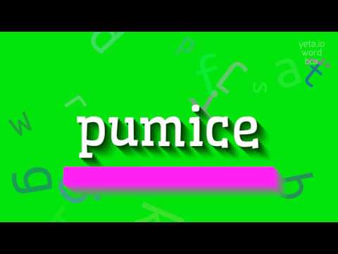 HOW TO PRONOUNCE PUMICE? #pumice