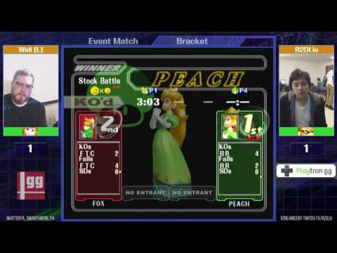 Event Match 9: Widl (Peach) vs R2DLiu (Fox) - Grand Finals
