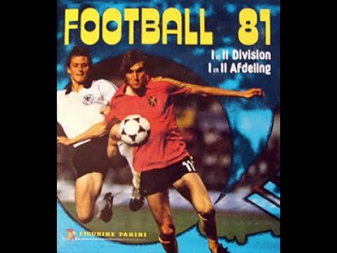 STICKERS PANINI BELGIUM CHAMPIONSHIP 1981 RSC ANDERLECHT