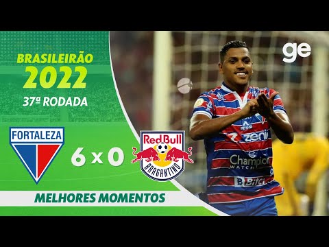 Gols e lances de Fortaleza x Red Bull Bragantino