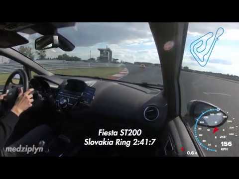 Ford Fiesta ST200 FAST LAP onboard (2:41:7) Slovakia Ring