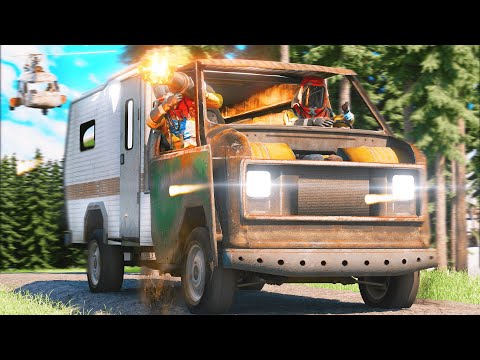 LIVING IN A CAMPER  - RUST