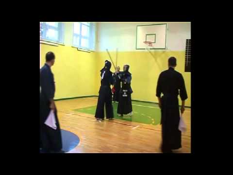 Kendo Youth Tournament Opole 2012 - Karolinka+ - Burzyński (aka) vs. Wierzbowski (shiro)