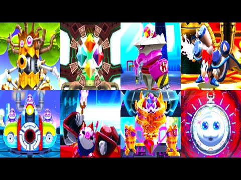 Kirby: Planet Robobot - All Boss Battle (Story Mode)
