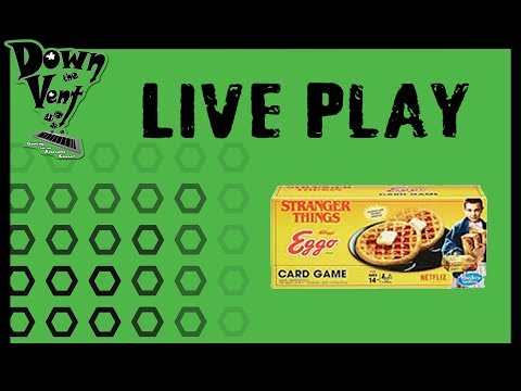 Stranger Things Kellogg's Eggo Card Game Live Play and Review