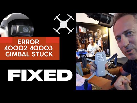 DJI self Repaired Gimbal Stuck error 40002 40003 Fixed, total cost 35€.