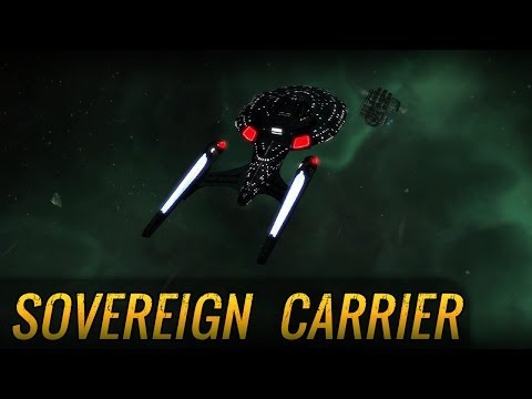 Sovereign Carrier - Starpoint Gemini 2 Ship Gameplay - Star Trek Federation Fleet MOD
