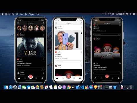 Instagram UI Re-Design Using SwiftUI - SwiftUI Complex UI's - SwiftUI Tutorials