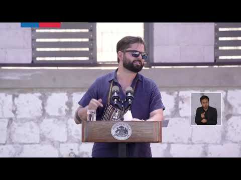 Antofagasta: Presidente Gabriel Boric inaugura la nueva Planta de Agua Potable de Toconao.