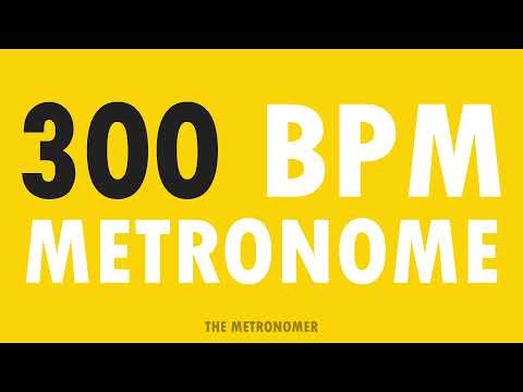 300 BPM Metronome | 15 Minute Metronome Practice