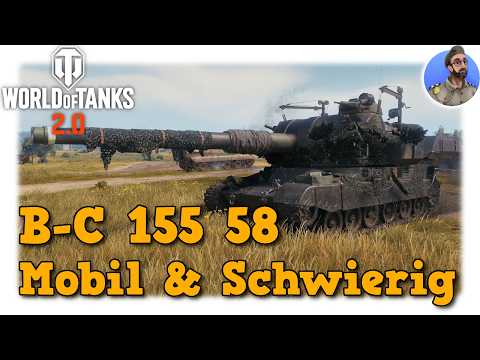 World of Tanks - Bat.-Châtillon 155 58 - Mobile & Difficult - Arty Everyday Life