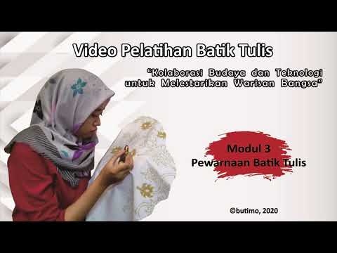 Module 3A: Handwritten Batik Coloring