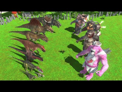 Goro the Giant of Mutant Primates defeated all the carnivore dinosaurs–Animal Revolt BattleSimulator