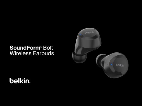 Bluetooth-гарнитура Belkin Soundform Bolt True Wireless Black (AUC009BTBLK)
