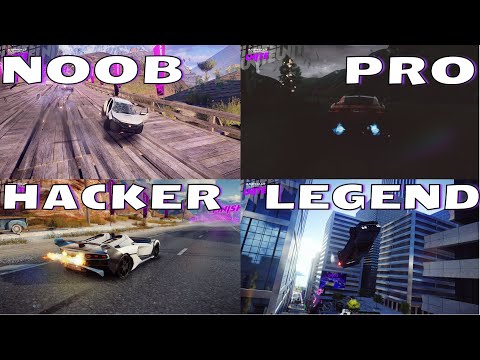 Нуб против Профи против Хакера против Легенды / Asphalt Legends Unite 4K HD Ultra