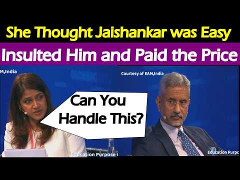 Jaishankar’s Brutal Introduction to Western Media: Arrogance Destroyed.