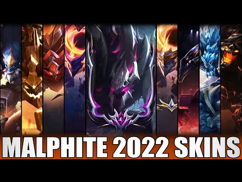 ALL MALPHITE SKINS 2022 - Including Old God Malphite