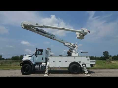 Altec AM55 bucket truck demonstration and operation 2017 International 7300