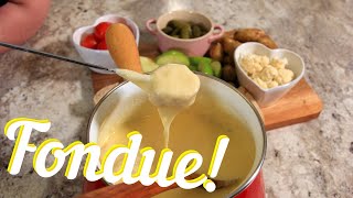 WHAT IS FONDUE? How to Make Cheese Fondue at Home!