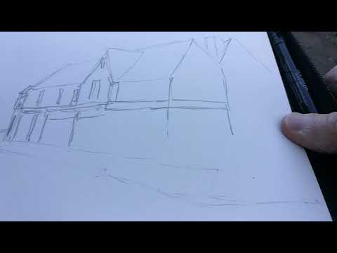 Thumbnail of How to sketch buildings plein air #colinsteedart