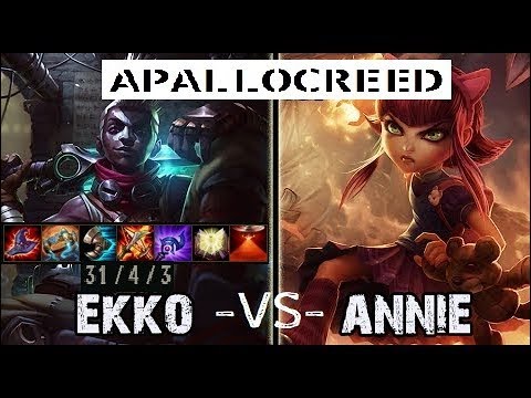 Apallocreed | Ekko vs Annie Top Ranked Patch 8.3