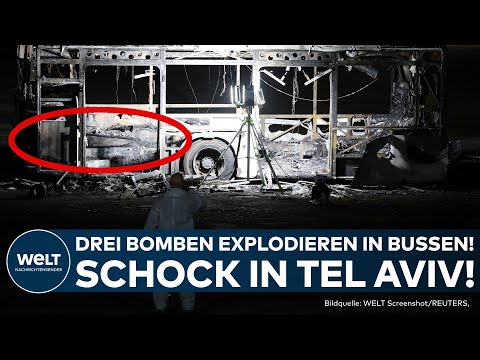 Video Thumbnail: TEL AVIV: Drei Bomben explodieren in Bussen! Fahrer entdeckt Gegenstand und wird zum Held!