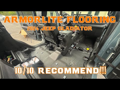 Jeep Gladiator Armorlite Flooring Install with Kilmat - 10/10 RECOMMEND!!!