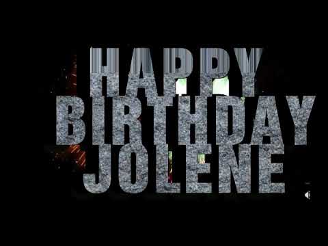 Happy birthday Jolene!
