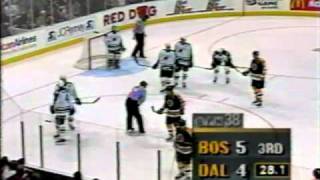 Dallas Stars vs Boston Bruins 10/14/1995 &quot;The Boston Comeback&quot;