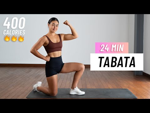 40 MIN SWEATY TABATA Full Body HIIT Workout At Home No Equipment