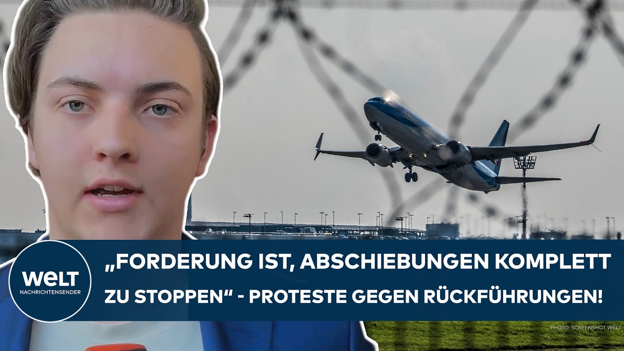 FRANKFURT: "Forderung ist, Abschiebungen komplett zu stoppen" -Protest gegen neue Abschiebeterminals