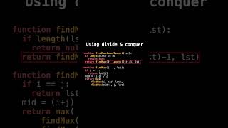 Mastering the Divide and Conquer technique!