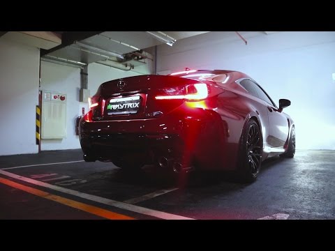 Lexus RC F w/ Armytrix Header-Back Valvetronic Exhaust - CAR PARK REVS