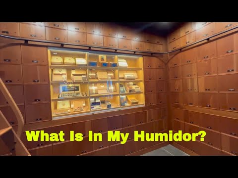 What is in my Humidor // Tour home and cigar bar humidors