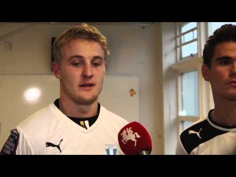 Franz Brorsson och Vidar Örn Kjartansson efter Malmö FF–IFK Norrköping
