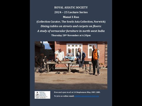 Mansi S Rao: A study of vernacular furniture in north-west India