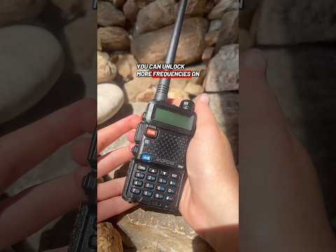 Unlocking frequencies with the BAOFENG UV-5R. #baofeng #hamradio #prepper