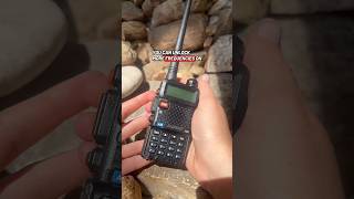 Unlocking frequencies with the BAOFENG UV-5R. #baofeng #hamradio #prepper