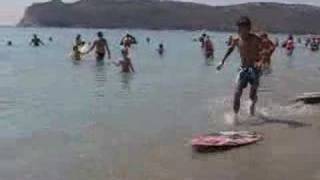 preview picture of video 'Kid Skimboard at Poetto, South Sardinia'