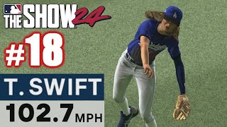 TAYLOR SWIFT THROWS 102.7 MPH! | MLB The Show 24 | Road to the Show #18