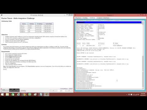 1.3.1.3 Packet Tracer – Skills Integration Challenge