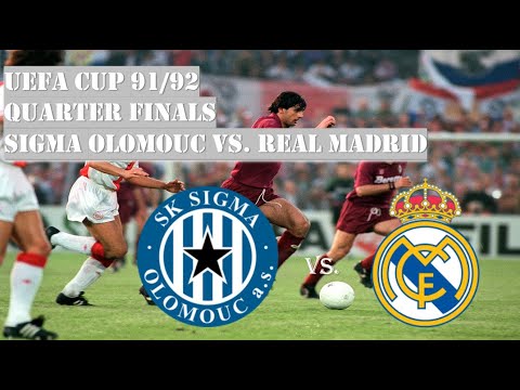 UEFA Cup 91/92 - Quarter finals - Sigma Olomouc vs. Real Madrid