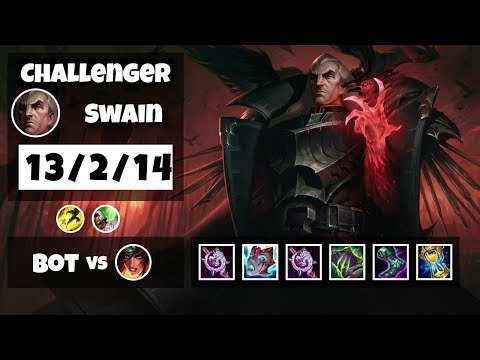 Swain vs Sivir NA Challenger BOT (13/2/14) - v11.6