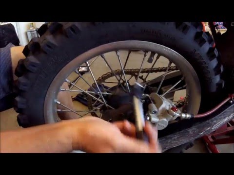 GasGas EC300  tightening your spokes