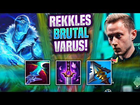 REKKLES BRUTAL GAME WITH VARUS! - KC Rekkles Plays Varus ADC vs Jhin! | Season 2022