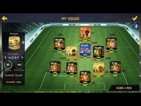 MY LITTLE BONY! Fifa 15 (IOS) Squad Builder! MOTM BONY