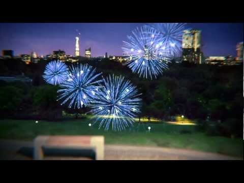 London Fireworks 2012/ Londonade /BBC voice-over/ London Skyline /  London UK / Great Britain